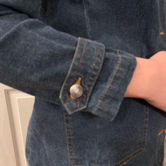 Vintage Villager Denim Blazer Jacket sz S - Picture 4 of 4